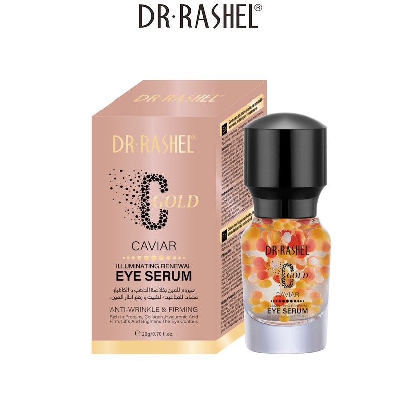 Golden caviar restoring face, wrinkle, elasticity, eye essence - Dr Rashel